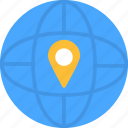 placeholder, pin, world, holder, earth, globe, point