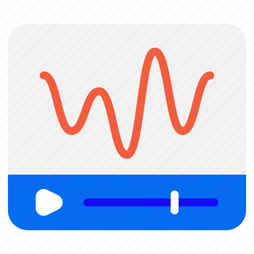 Audio, waves, music, volume, ocean, sound icon - Download on Iconfinder