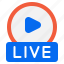 live, lineicons, home, news, streaming, house, video, chat, broadcast 