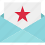 email, envelope, favorite, mail, special, star 
