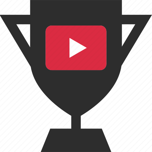 Play, sign, trophy, video, youtube icon - Download on Iconfinder