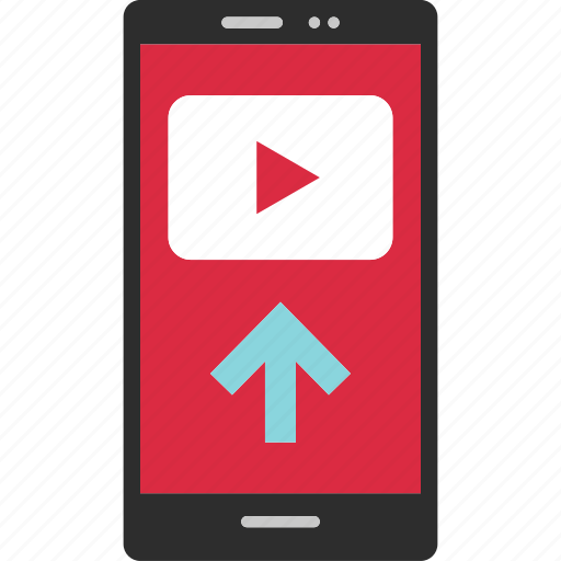 Arrow, cell, tube, up, you, youtube, youtuber icon - Download on Iconfinder
