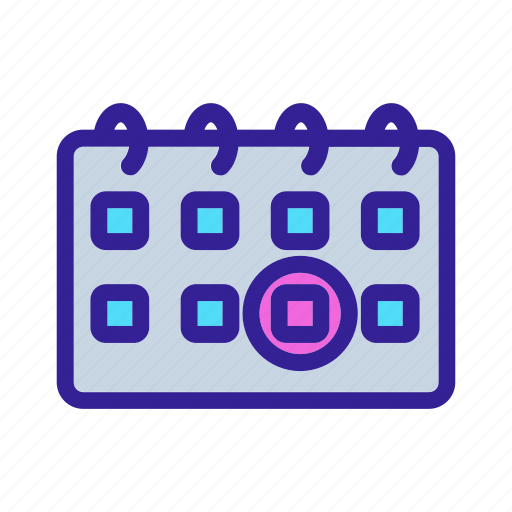 Calendar, contraception, cycle, menstrual, ovulation icon - Download on Iconfinder
