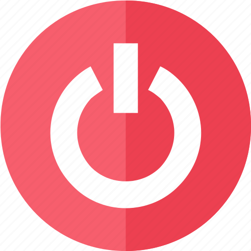 Control, media, multimedia, red, shutdown icon - Download on Iconfinder