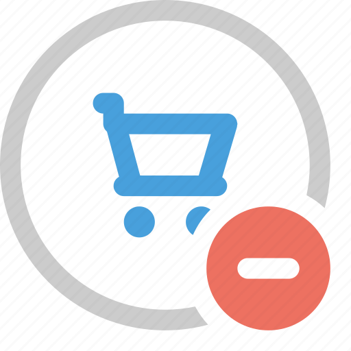 Cart, minus, online cart, remove, remove from cart icon - Download on Iconfinder