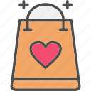 bag, buy, favorite, heart, shopping, shop