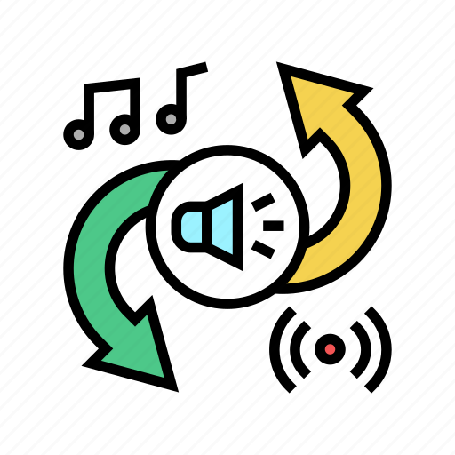 Audio, converter, files, image, linear, lined icon - Download on Iconfinder