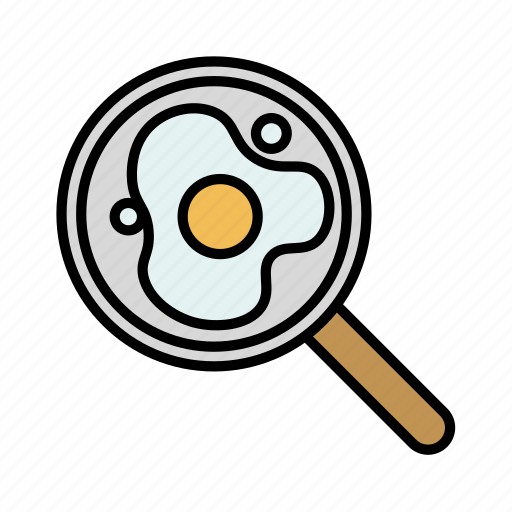 Egg, food, fried, pan, cooking, kitchen, restaurant icon - Download on Iconfinder