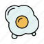 egg, fride egg, fried, breakfast, chicken, cooking, food 