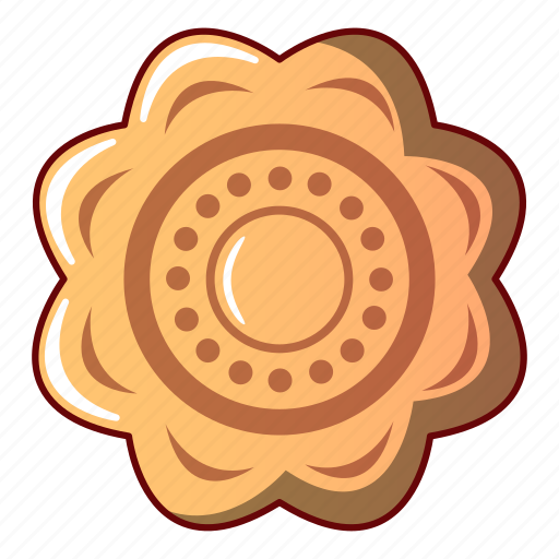 Bread, cartoon, cheesecake, cookie, flower, logo, object icon - Download on Iconfinder