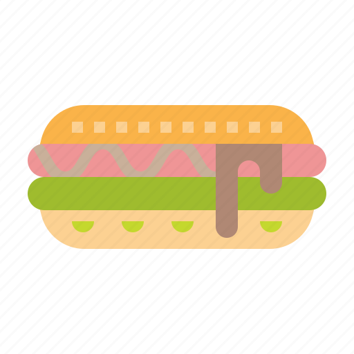 Sandwich, bread, snack, meal, fast, food icon - Download on Iconfinder