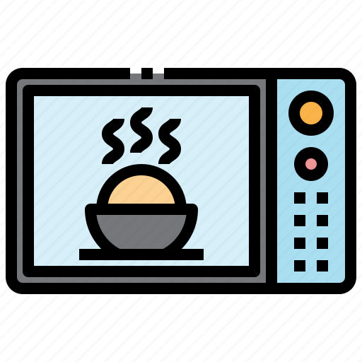 Microwave, oven, kitchenware, cooking, equipment, appliance, cook icon - Download on Iconfinder