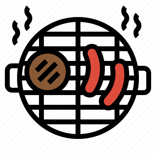 Burger, cook, grill, party, sausage icon - Download on Iconfinder