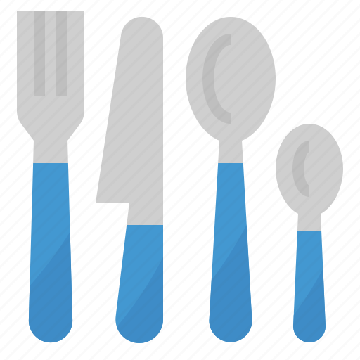 Cutlery, food, fork, knife, restaurant, spoon, utensils icon - Download on Iconfinder