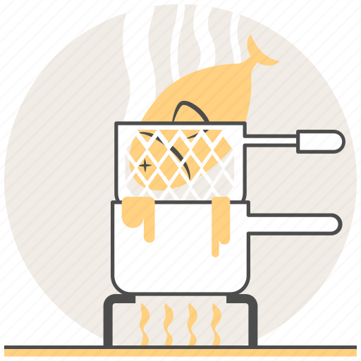 Concept, cooking, deep fry icon - Download on Iconfinder