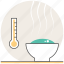 concept, cooking, food, reheating, thermometer 