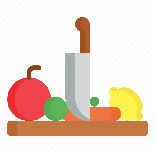 Board, chop, cooking, cutting, knife icon - Download on Iconfinder