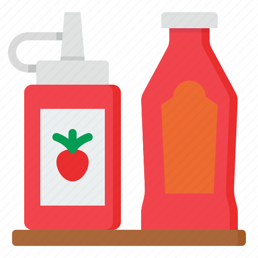 Bottle, ketchup, kitchen, sauce, tomato icon - Download on Iconfinder