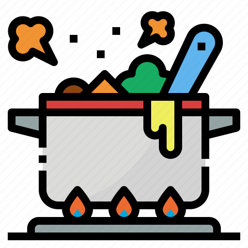 Boil, cook, cooking, kitchen, pot icon - Download on Iconfinder