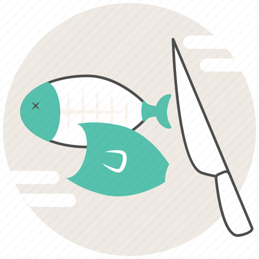 Chopping, concept, cooking, fish, knife icon - Download on Iconfinder