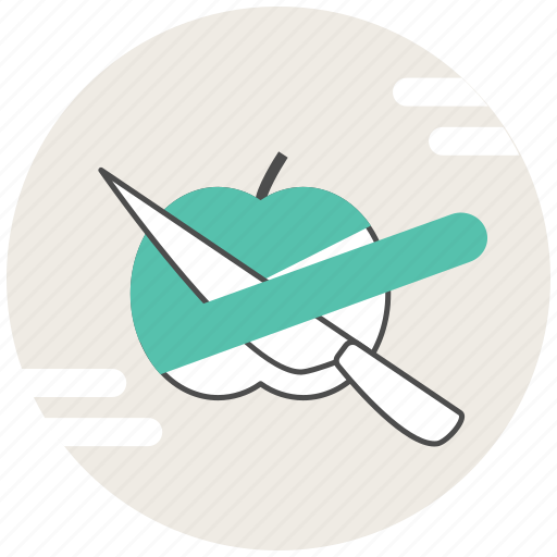 Apple, concept, cooking, knife, peeling, fruit, healthy icon - Download on Iconfinder