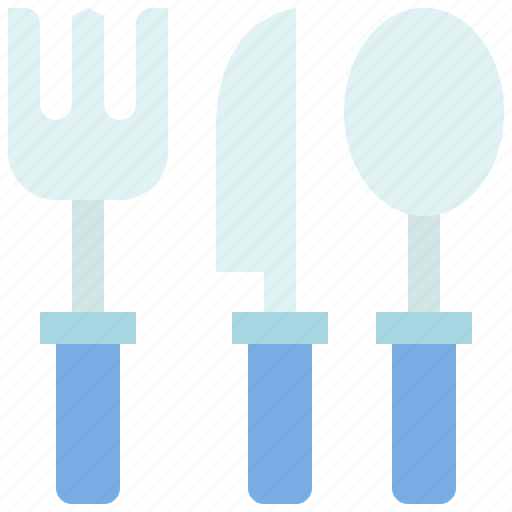 Cutlery, food, fork, kitchen, knife, spoon, utensil icon - Download on Iconfinder