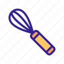 cooking, equipment, whisk, wire