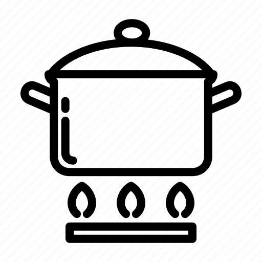 Boiling, pot, cooking, kitchen, appliance icon - Download on Iconfinder