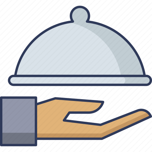 Dish, serving, hand icon - Download on Iconfinder