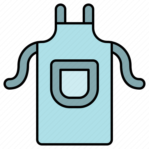 Apron, chef, clothes, cooking, protect, restaurant, safety icon - Download on Iconfinder