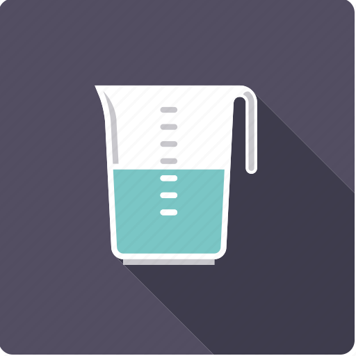 Beaker, cooking, cup, household, kitchen, measuring, water icon - Download on Iconfinder