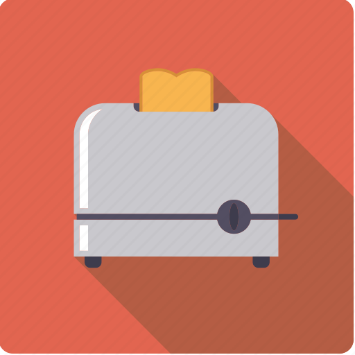 Appliance, breakfast, device, food, household, kitchen, toaster icon - Download on Iconfinder