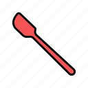 silicone, spatula, kitchen, cookware, cooking, food