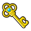 game, treasure, key, lock, padlock, gold key, gift, award