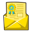 game, mail, gold mail, message, send, email, envelope, communication, letter 