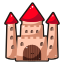 game, castle, prince, princess, building, king, queen, house, tower 
