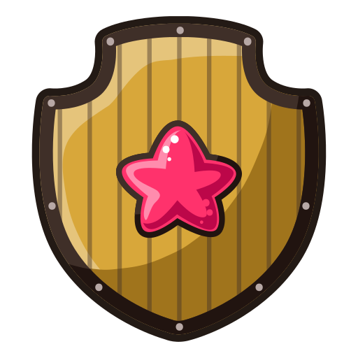 Game, shield, star, protection, award, secure, winnter icon - Free download