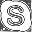 logo, skype, social networks 