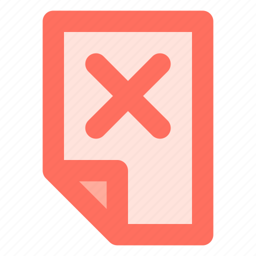 Close, data, delete, document, file icon - Download on Iconfinder