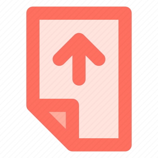 Arrow, data, document, file, up icon - Download on Iconfinder