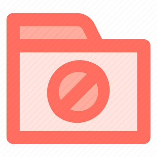 Data, document, folder, stop, wrong icon - Download on Iconfinder