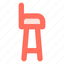chair, furniture, interior, seat, stool