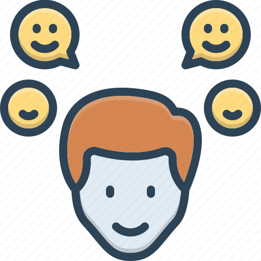 Positivity, negative, think, mindset, psychology, feedback, positiveness icon - Download on Iconfinder