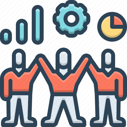 Teamwork, team, staff, unity, cooperation, workforce, collaborate icon - Download on Iconfinder