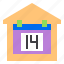 calendar, coronavirus, covid, covid19, home, house, stay 
