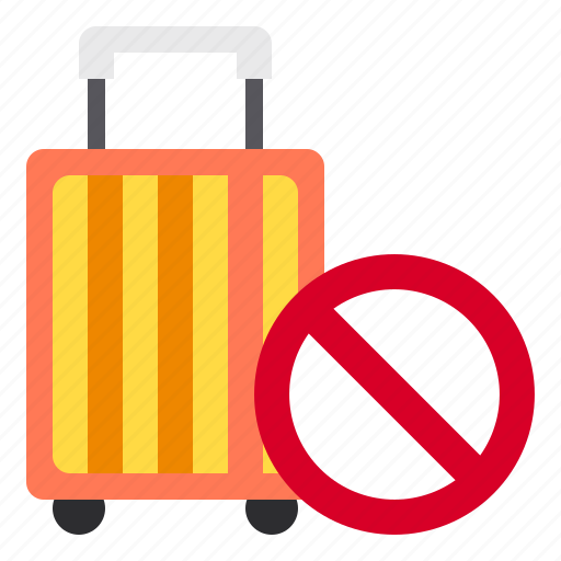 Bag, ban, coronavirus, covid, covid19, travel icon - Download on Iconfinder
