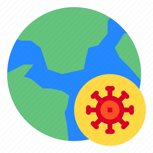 Coronavirus, covid, covid19, earth, globe, world icon - Download on Iconfinder