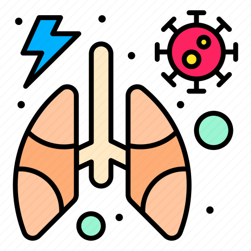 Anatomy, infected, lungs, virus icon - Download on Iconfinder