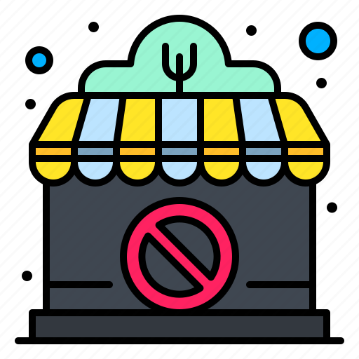 Banned, closed, shop, sign icon - Download on Iconfinder
