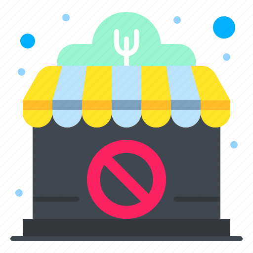 Banned, closed, shop, sign icon - Download on Iconfinder